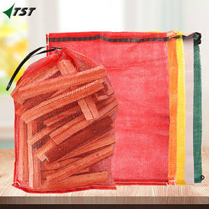 Buena Capacidad 80*60CM 60L Embalaje de leña para encender bolsa de malla de madera - Product Image 3