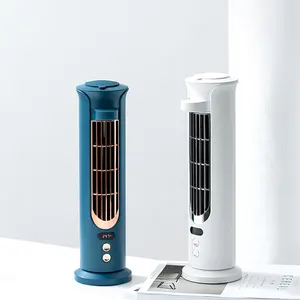 IMYCOO Mais Novo Elétrico Oscilante Stand Up Tower Fan USB 4000mAh Recarregável Mini Ventilador De Ar Condicionado Com Display Digital