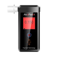 AlcoPatrol AP012-Color, nouveau design 2023, éthylotest professionnel, écran LCD, précision 0,05 %, batterie lithium rechargeable