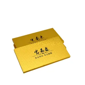 Luxus benutzer definierte Logo Hot Stamp ing Holz Vip Visitenkarte Kreditkarte Verpackungs box