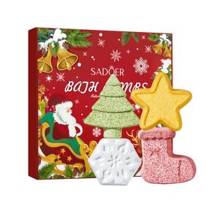 Juego de bolas de sal de baño SADOER para Navidad, juguetes para limpiar el cuerpo, bolas de sal de baño, juguetes de baño, éxito en ventas en comercio exterior transfronterizo - Product Image 1