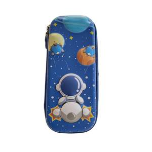 Astuccio per penne per cancelleria per cartoni animati astuccio per matite 3D per studenti con tasca in rete antiurto per bambini - Product Image 5