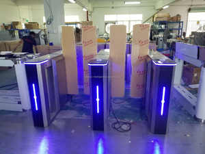 Torniquete de Altura Completa con Puerta Corredera, Lector de Tarjetas RFID, Barrera Deslizante, Torniquete Óptico, Éxito de Ventas 2023 - Product Image 3