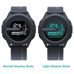 Nuevo reloj deportivo para hombre, Digital reloj <span class=keywords><strong>de</strong></span> pulsera, fecha luminosa, semana, cronómetro, reloj <span class=keywords><strong>de</strong></span> negocios resistente al agua, esfera <span class=keywords><strong>de</strong></span> 40mm, banda <span class=keywords><strong>de</strong></span> silicona - Product Image 5