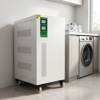 Régulateur de tension automatique AVR TNS-5kVA 30kVA, affichage LED AC, haute efficacité, stabilisateur de tension triphasé industriel