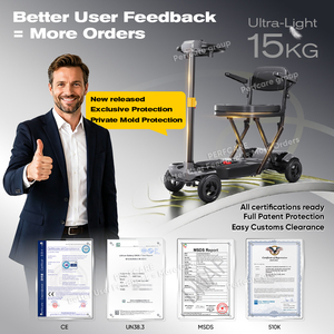 Monopattino Elettrico 2026 di Tendenza con Ricarica Magnetica NFC, Avvio One-Touch, 15kg, Doppia Batteria, Lega di Magnesio, Motore Brushless per Disabili - Product Image 6