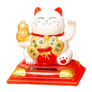 Small <strong>Decorative</strong> <strong>Item</strong> <strong>Plastic</strong> Lucky Cat Automatic Shake Hands Car Office Home Opening Housewarming Gift Creative Decoration - Product Image 1