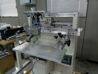 Mesin cetak layar datar TX-400M gergaji manual mesin cetak logo Printer layar sampel cetak