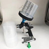 Gobelet en plastique sans nettoyage pour mélange de peinture 600 ml avec graduation, connecteur de conversion pour pistolet de pulvérisation, pour revêtement de quincaillerie de meubles en Chine