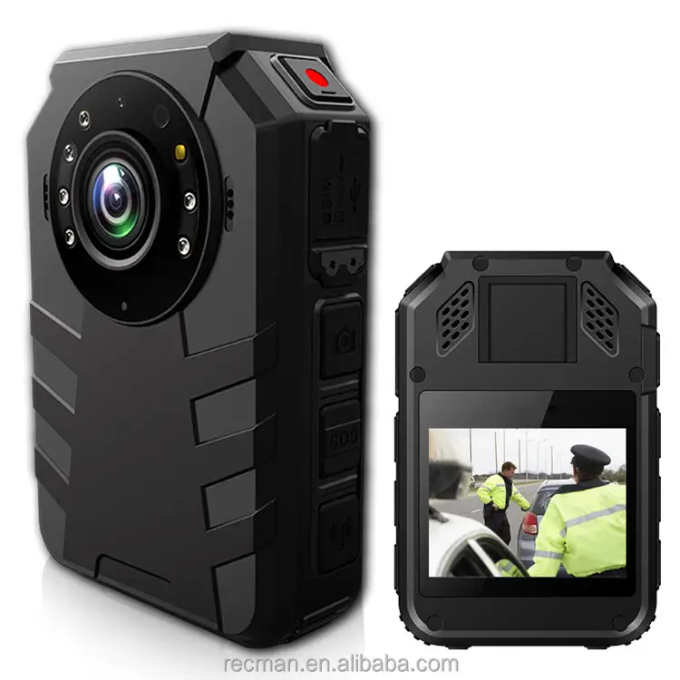 4GデジタルズームIRセキュリティガードボディ着用カメラWifiGPSボディカメラ防水CCTVカメラ