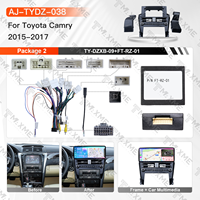 MSM 12.3 pouces, cadre de tableau de bord, autoradio Android, écran tactile large, avec Carplay sans fil, DSP, FM, BT pour TOYOTA 2015-2017 CAMRY