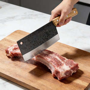 Couteau de cuisine en acier damas ultra tranchant <span class=keywords><strong>grand</strong></span> couperet à viande pour couper les os outil de cuisine de qualité supérieure - Product Image 3