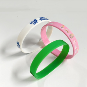 สายรัดข้อมือซิลิโคนคุณภาพสูงแบบกำหนดเอง สร้างสรรค์สายรัดข้อมือยางของคุณเองพร้อมข้อความหรือโลโก้สำหรับงานอีเว้นท์ - Product Image 3