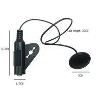 Microphone dynamique de ramassage de guitare acoustique filaire en plastique Portable pour ukulélé violon mandoline Banjo Kalimba harpe