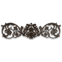 Balustrade décorative en fonte et alliage d'aluminium sans cadre, design européen, pour extérieur, villa, jardin, balcon, véranda, main courante florale