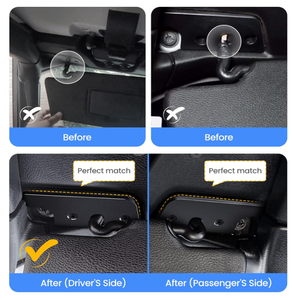 Kit de reparación de parasol <span class=keywords><strong>Jeep</strong></span>, repuesto de aluminio para <span class=keywords><strong>Wrangler</strong></span> JK 2018/<span class=keywords><strong>Wrangler</strong></span> 2018-2024/Gladiator 2020-2024, accesorios para coche - Product Image 6