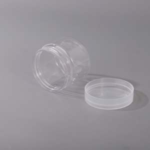 Yüz Kremi İçin Vidalı Kapaklı, Özelleştirilmiş Logolu, Evcil Hayvan Kozmetik Ürünleri İçin <span class=keywords><strong>PET</strong></span> Silindir Şişe - Product Image 3