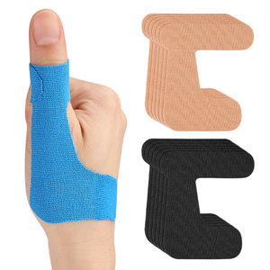 Bande de kinésiologie professionnelle prédécoupée pour le <span class=keywords><strong>pouce</strong></span>, support <span class=keywords><strong>gauche</strong></span>/droit, anti-frottement, élastique, patch musculaire sportif, <span class=keywords><strong>bandage</strong></span> - Product Image 5