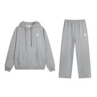 Version personnalisée pour sweat à capuche ample en molleton chaud avec fermeture éclair, manteau décontracté, ensemble automne pour couple, motif cœur