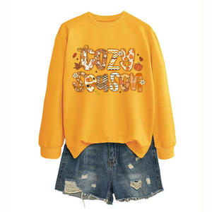 Sudadera de Invierno Extra Grande de Moda para Mujer, Bordada con Feliz Navidad, Estilo Vintage, con Capucha, Festiva - Product Image 4