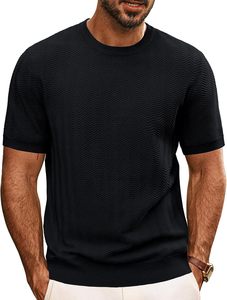 Camiseta de Manga Corta para Hombre, Nueva Moda 2026, Cuello Redondo, Color Sólido, Informal, para Uso Diario - Product Image 3