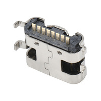 Pelat Sambungan USB Tipe C 8-Pin Empat Kaki dengan Fungsi Transmisi Data, Material Tembaga & LCP Konduktivitas Tinggi Model 08/10