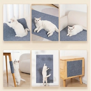 Tự dính Cat Scratch Mat sticker cho Bền Polyester Thảm tàn dư cho mèo leo scratcher và đồ nội thất bảo vệ - Product Image 2