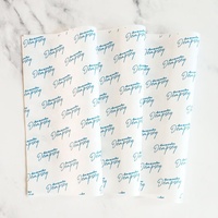 Papier d'emballage personnalisé avec revêtement Pe, emballage alimentaire pour hamburger, 1 pièce