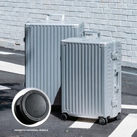 Valise en Makrolon allemand directement de l'usine, cadre en aluminium, roues silencieuses Hinomoto, logo personnalisé OEM