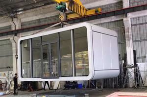 EU 20FT Modernes Wohn-Fertighaus Apple Cabin für Wohn-, Hotel-, Familien- und Resortnutzung Stilvolles Vorgefertigtes Containerhaus - Product Image 4