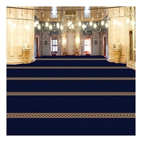 Tapis de prière pour mosquée en polypropylène ou acrylique, tapis Wilton Axminster, tapis de prière pour mosquée