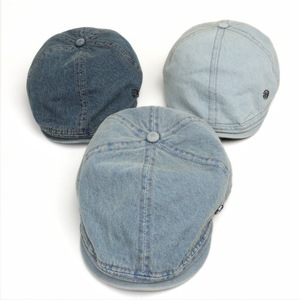 Denim <b>Flat</b> Cap Unisex 100% Cotton Casual Spring Summer <b>Hat</b> - Product Image 2