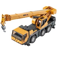 Modèle de camion mobile statique Huina 1:50 1702, jouet en métal moulé sous pression, plastique durable, alliage, 25x5x8CM, pour les enfants de 2 à 14 ans