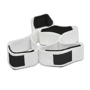 Sangles d'entraînement de fitness en néoprène réglables et personnalisables, avec manchette rembourrée, pour haltérophilie, forme 8, taille standard - Product Image 1