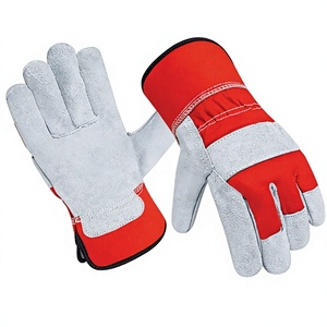 Gants de travail en cuir de vachette pleine fleur de qualité supérieure, protection industrielle robuste, gants de travail pour grimpeurs, vente chaude - Product Image 1