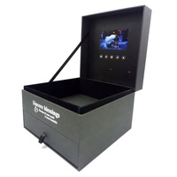 Boîte à broche vidéo avec écran lcd, 12 pièces, source d'usine, cadeau/promotion