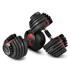 Adjustable Dumbbell Set 24kg 40kg Home Gym Free <b>Weights</b> Custom Logo Strength <b>Training</b> Equipment - Product Image 1