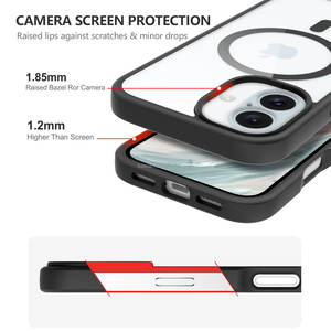 2024 Novo BSCI Mobile Phone Case Magnético Claro TPU Anti-Drop Caixa de telefone magnético à prova de choque para iPhone 16 15 Pro Max Cover - Product Image 3