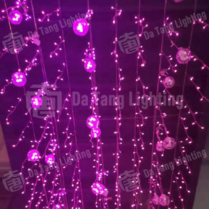 Guirnalda de Luces LED de Hielo Cristalino para Decoración de Exteriores, Techos, Aleros, Calles, Jardines e Iluminación de Paisajes Invernales - Product Image 4
