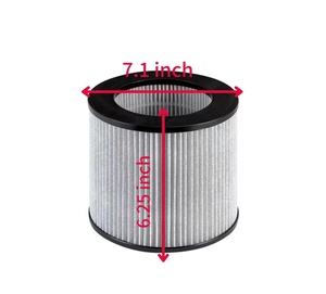 Paquete de 2 filtros de repuesto 2801 compatibles con Bissell 2780A ChuangJie, filtro de carbón activado HEPA de alta eficiencia al 99,97% <span class=keywords><strong>MyAir</strong></span> - Product Image 5