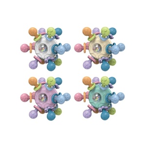 Nouveauté 2026 : Jouet de dentition pour bébé, balle sensorielle en silicone, hochet rotatif à agripper pour nouveau-né et nourrisson - Product Image 5