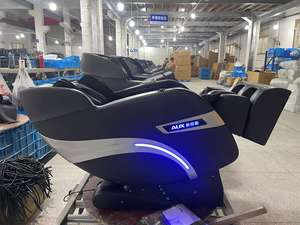 8D Luxus Ganzkörper-Massagesessel mit Hüftvibration, Zero-Gravity-Liegefunktion, Shiatsu, Musikfunktion, modernem Lederdesign, Nacken- und Fuß<span class=keywords><strong>massage</strong></span> - Product Image 6