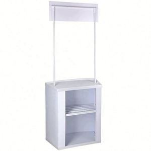 Best Selling Wholesale Advertising Exhibition Pop up Promotion <b>Folding</b> Display Table Counter Promotion Table - Product Image 4