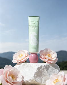 Tube cosmétique ABL imprimé sur mesure avec bouchon en forme <span class=keywords><strong>de</strong></span> <span class=keywords><strong>fruit</strong></span> rose, tube vide <span class=keywords><strong>de</strong></span> 30 g pour crème pour les mains, emballage <span class=keywords><strong>de</strong></span> marque privée - Product Image 4