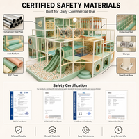 Parque Infantil Temático Urbano de Madera con Diseño Personalizado, Mercado de Juego, Paneles Sensoriales, Piscina de Bolas, Certificación CE ASTM, Proyecto para Centros Comerciales