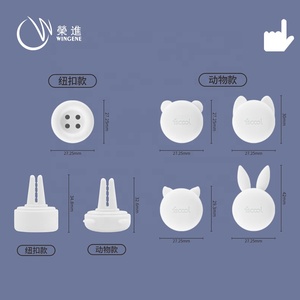 ที่ใส่น้ำหอมขายส่งซิลิโคนที่มีสีสันการ์ตูน Diffuser ระบายคลิปอุปกรณ์เสริมในรถยนต์ - Product Image 5