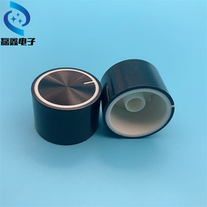 Componentes Electrónicos H, Perilla de Potenciómetro de Plástico de 25 mm de Diámetro, Doble Color, Orificio Interior de 6 mm, Uso Industrial - Product Image 2