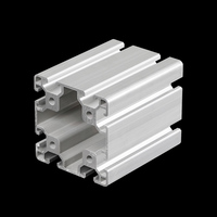 Supports de matériau à cadre industriel en extrusion, profil en t, extrusion en aluminium, fente en v 80x80, nouveauté 8080