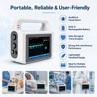 Équipement clé en main pour clinique vétérinaire : Moniteur patient vétérinaire portable multi-spécies pour chiens, chats, chevaux avec surveillance SpO2, ECG, NIBP, TEMP