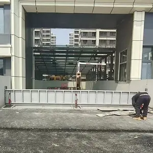 Installation de barrière contre les inondations en aluminium de contrôle des inondations et d'écluses d'inondation de sauvetage en eau usine chinoise